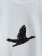 Dámské tričko BRILD ecru FashionStreet RY2529 Dámské tričko BRILD ecru FashionStreet RY2529