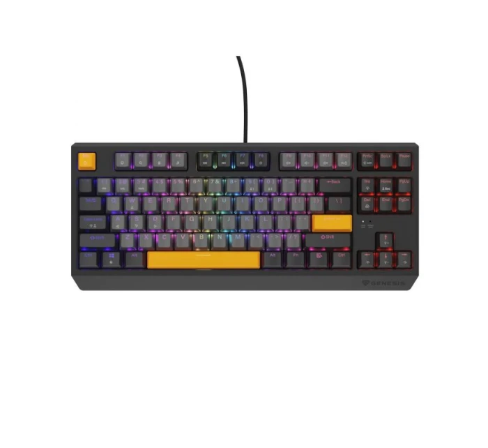 model 21491516 230 TKL Herní klávesnice USB + RF Wireless + Bluetooth QWERTY Černá, šedá, oranžová - Genesis model 21491516 230 TKL Herní klávesnice USB + RF Wireless + Bluetooth QWERTY Černá, šedá, oranžová - Genesis