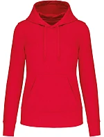 Kariban K 4028 Dámská eco-friendly mikina s kapucí 20.4028 red Kariban K 4028 Dámská eco-friendly mikina s kapucí 20.4028 red
