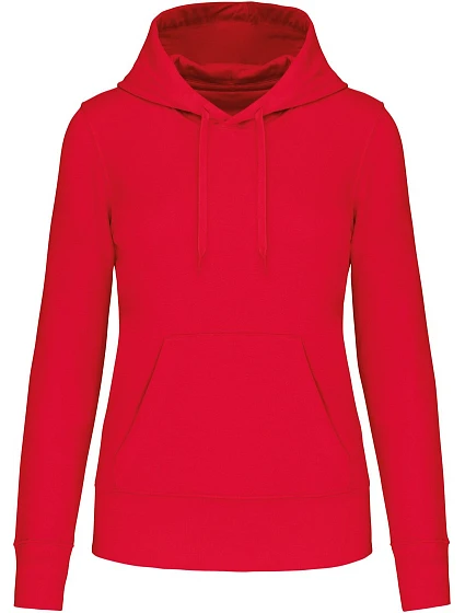Kariban K 4028 Dámská eco-friendly mikina s kapucí 20.4028 red Kariban K 4028 Dámská eco-friendly mikina s kapucí 20.4028 red