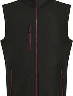 Regatta TRA 915 2-vrstvá softshellová vesta "Navigate" 36.A915 black/classic red