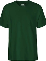Neutral O 60001 Pánské tričko z těžké bio bavlny 77.6001 bottle green