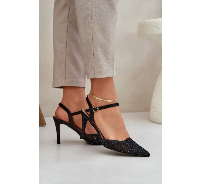 Ozdobené Lodičky S  Černé model 21684907 - Boto