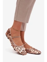 Baleríny Ozdobené Růžové model 21757698 - Boto Baleríny Ozdobené Růžové model 21757698 - Boto