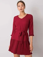 Šaty LK SK 507733.80P kaštanová