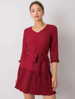 Šaty LK SK 507733.80P kaštanová