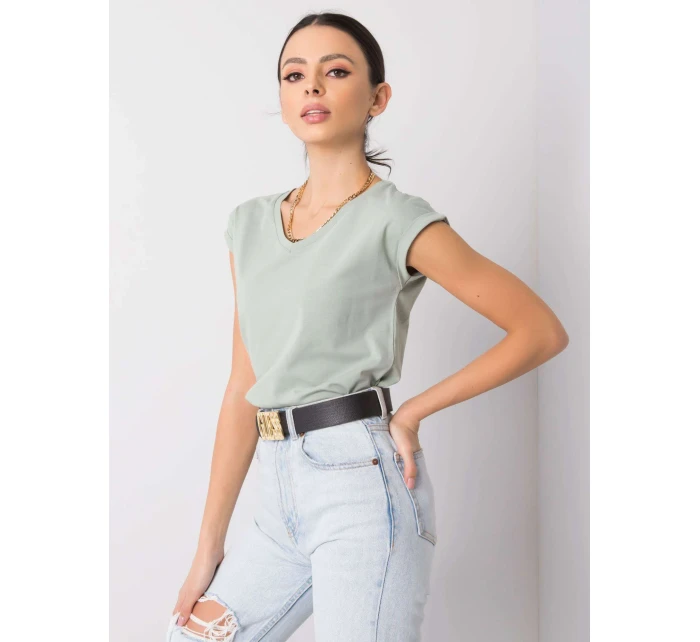 T shirt RV TS model 18622274 pistacjowy - FPrice T shirt RV TS model 18622274 pistacjowy - FPrice