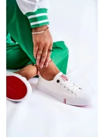Dámské tenisky Big Star - bílé/červené