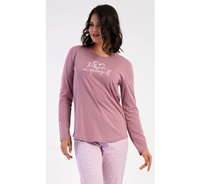 Dámské pyžamo dlouhé Believe Dámské pyžamo dlouhé Believe