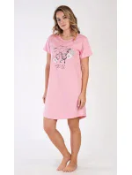 Dámská noční košile s krátkým rukávem Butterfly