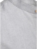 Pánské šedé tričko s krátkým rukávem FashionStreet KX1049