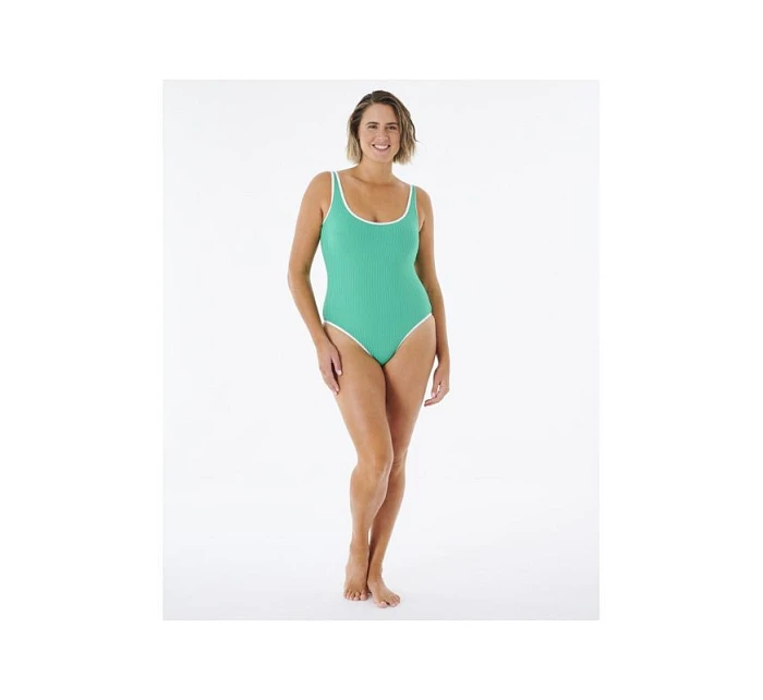 RIP CURL Premium Surf Cheeky One Piece Zelené plavky RIP CURL Premium Surf Cheeky One Piece Zelené plavky