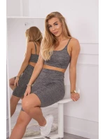 Sportovní set top + legíny černý Sportovní set top + legíny černý