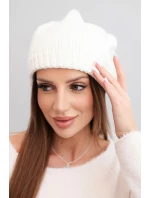 Čepice s rolováním Magda K293 camel