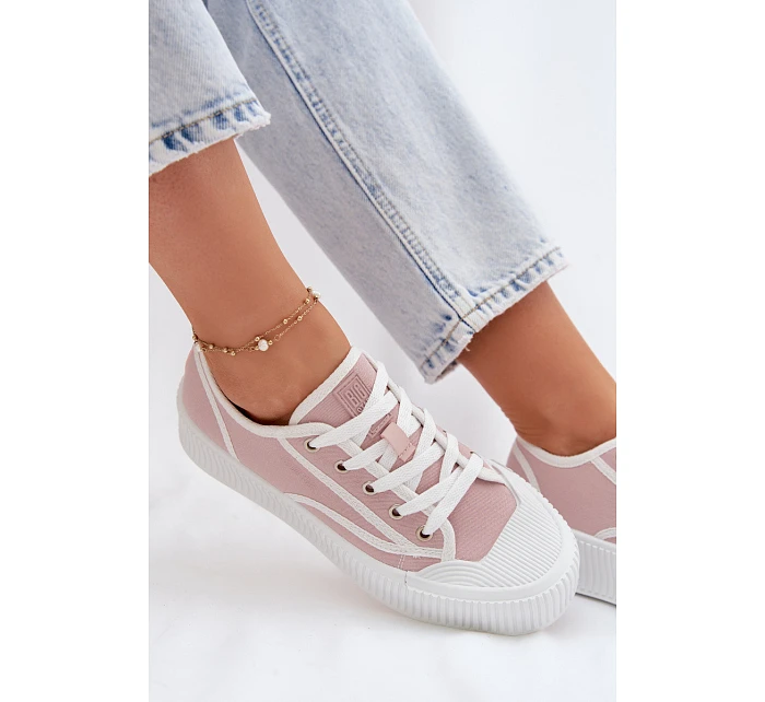 Dámské tenisky na platformě Big Star TT274270 Růžové