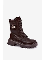 Dámské boty s ozdobným a ekokůže model 22348837 - Boto Dámské boty s ozdobným a ekokůže model 22348837 - Boto