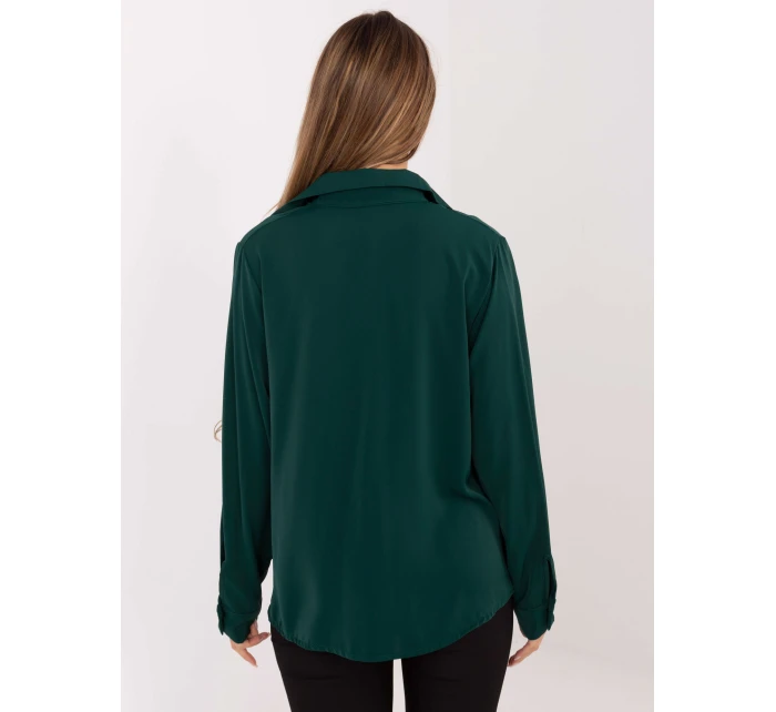 Koszula IT KS model 21786370 ciemny zielony - FPrice Koszula IT KS model 21786370 ciemny zielony - FPrice