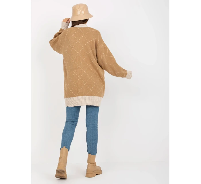 Dámský svetr LC SW 0258 velbloudí