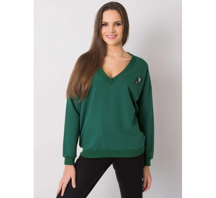 Mikina RV BL 7370.78P tmavě zelená