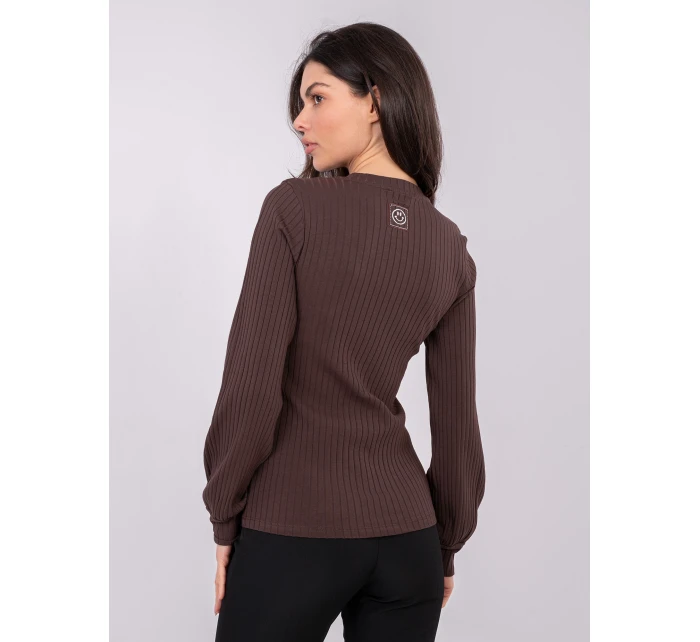 Bluzka RV BZ model 21818971 ciemny brązowy - FPrice