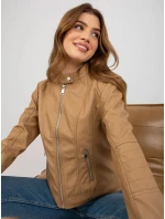 Dámská krátká bunda NM DE KR HX 2838.95P Hnědá velbloud - FPrice