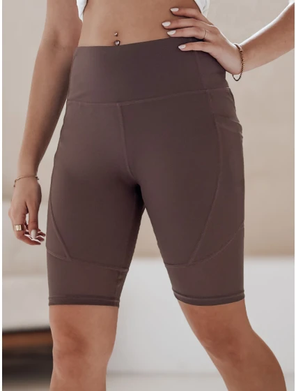 Dámské cyklistické šortky BIKELINE hnědé FashionStreet SY0419
