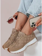 Dámské sportovní tenisky khaki model 21987702 - Dstreet Dámské sportovní tenisky khaki model 21987702 - Dstreet
