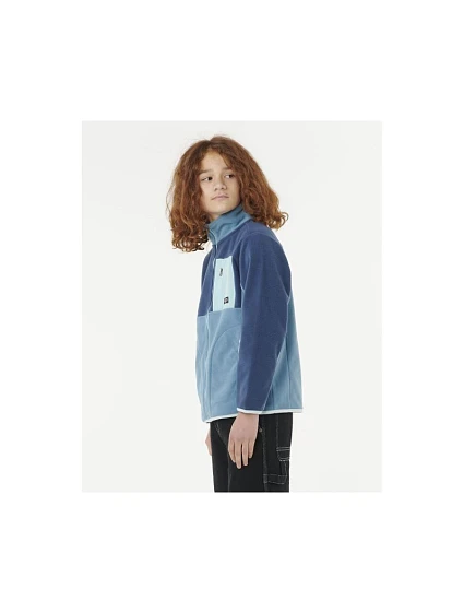 Mikina BLOCK FLEECE – modrá model 22238893 - Rip Curl Mikina BLOCK FLEECE – modrá model 22238893 - Rip Curl