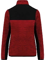 Dámská pracovní pletená fleecová bunda 20. red melange/black model 22448864 - WK Dámská pracovní pletená fleecová bunda 20. red melange/black model 22448864 - WK