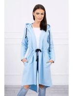 Delší zadní plášť modrý Delší zadní plášť modrý