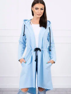 model 18744381 zadní plášť modrý - K-Fashion