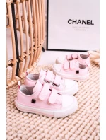 Dětské Tenisky Na Suchý Zip BIG STAR model 21545409 Růžové - Big Star Shoes Dětské Tenisky Na Suchý Zip BIG STAR model 21545409 Růžové - Big Star Shoes