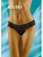 Dámské kalhotky / brazilky Karioka černá - Wolbar Dámské kalhotky / brazilky Karioka černá - Wolbar