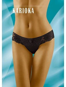 Dámské kalhotky / brazilky Karioka černá - Wolbar