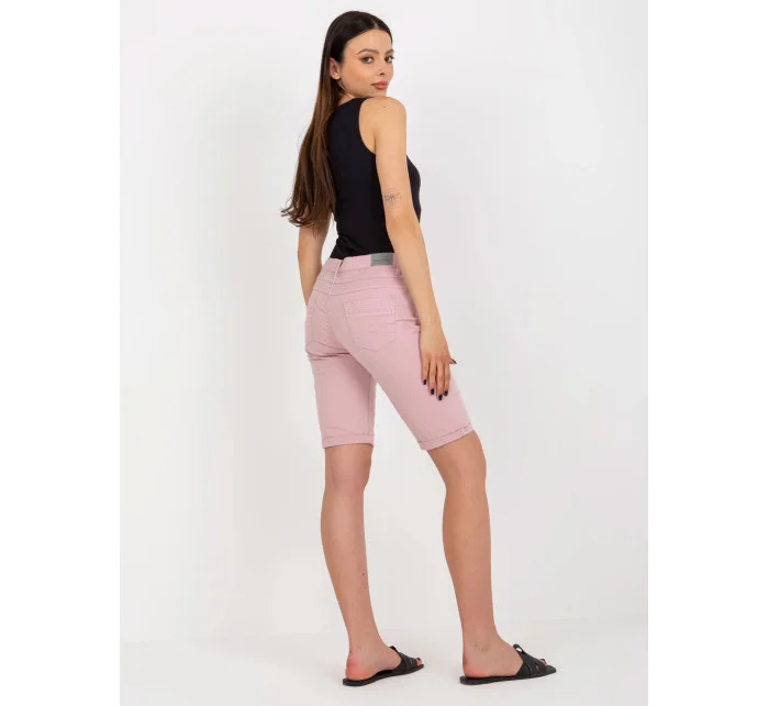 Dámské šortky D63990T61827ZD Světle růžová - Sublevel