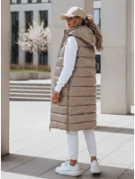 Dámská prošívaná vesta GANTINI béžová FashionStreet TY3745