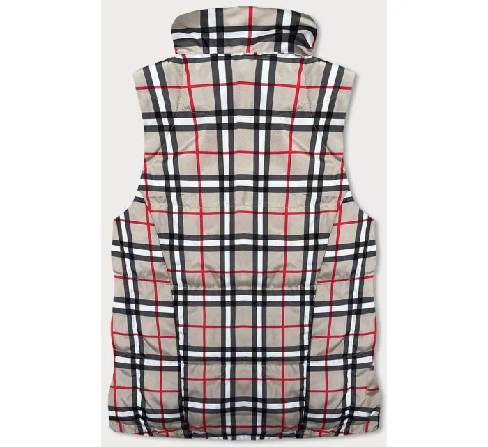 Oboustranná černá dámská vesta (2383)