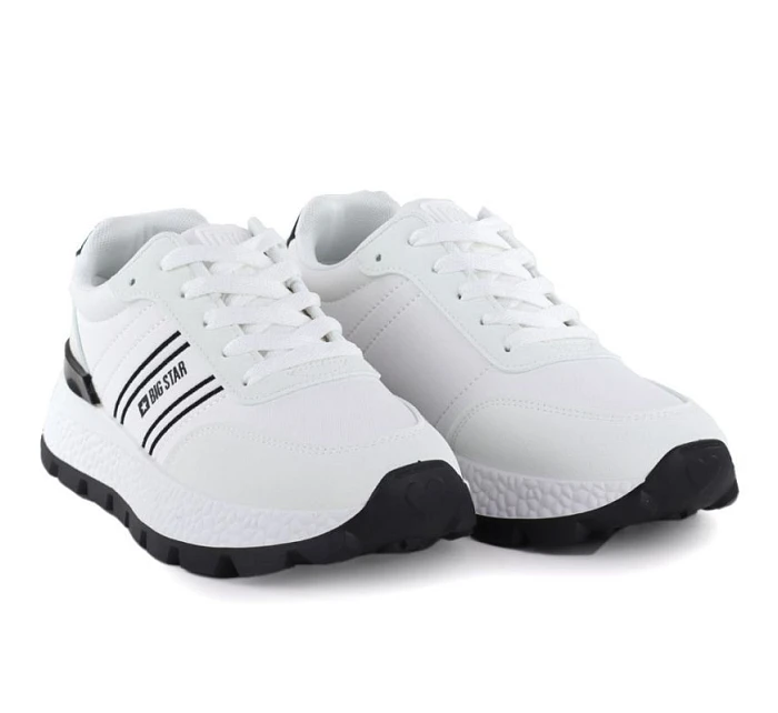 Dámská sportovní obuv na platformě bílá Big Star TT274882