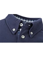 Daiber JN 964 Pánské piqué polo button-down 02.0964 navy/navy/white Daiber JN 964 Pánské piqué polo button-down 02.0964 navy/navy/white