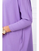 Oversize halenka fialová