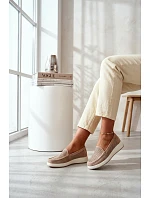 Dámské krajkové mokasíny Sergio Leone MK097H zlaté