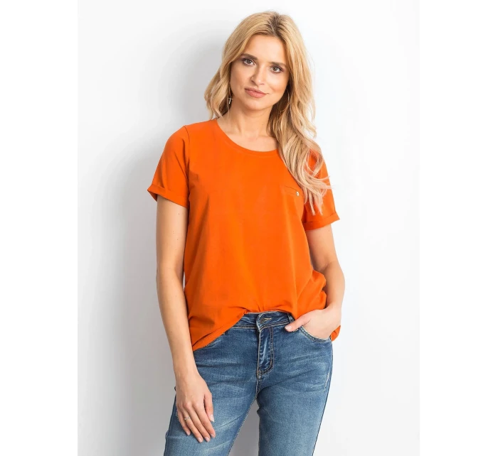 Tričko RV TS 4838.51P tmavě oranžová