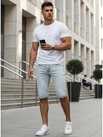 FashionStreet pánské modré džínové šortky SX2616 FashionStreet pánské modré džínové šortky SX2616