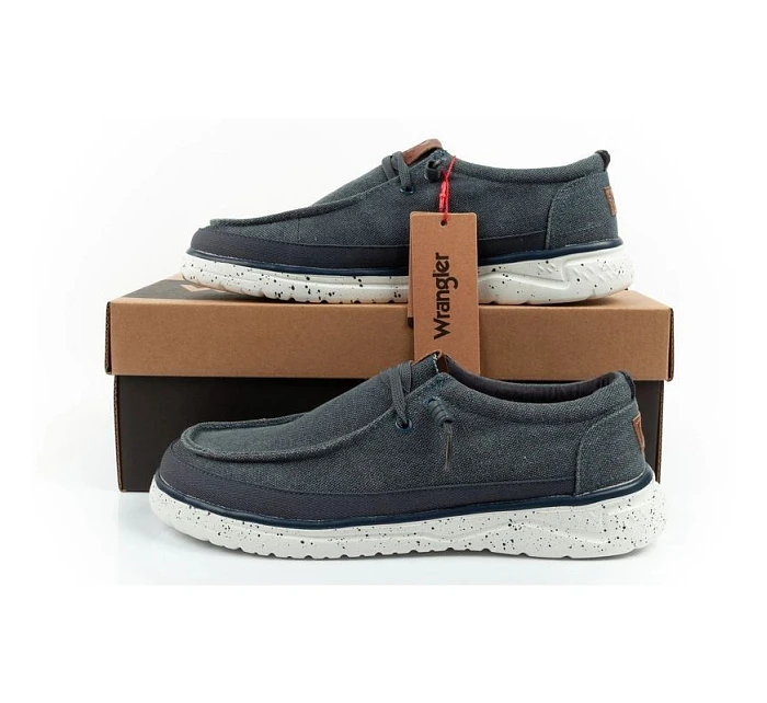 pánské polobotky mokasíny model 22062336 Stone blue fashion navy blue - Wrangler pánské polobotky mokasíny model 22062336 Stone blue fashion navy blue - Wrangler