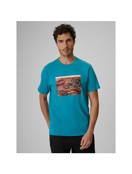 T-shirt regular z nadrukiem męski 4F 4FRSS26TTSHM4238-35S T-shirt regular z nadrukiem męski 4F 4FRSS26TTSHM4238-35S