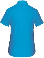 Kariban K 548 Popelínová halenka "Judith" s krátkým rukávem 20.K548 bright turquoise Kariban K 548 Popelínová halenka "Judith" s krátkým rukávem 20.K548 bright turquoise
