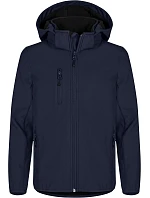 Classic Softshell Jkt Jr Dětská 3vrstvá softshellová bunda s kapucí model 22471116 dark navy - Clique Classic Softshell Jkt Jr Dětská 3vrstvá softshellová bunda s kapucí model 22471116 dark navy - Clique