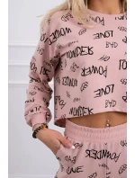 Statement set tmavě pudrově růžový Statement set tmavě pudrově růžový