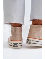 Dámské Tenisky na platformě Béžové Aineri Dámské Tenisky na platformě Béžové Aineri