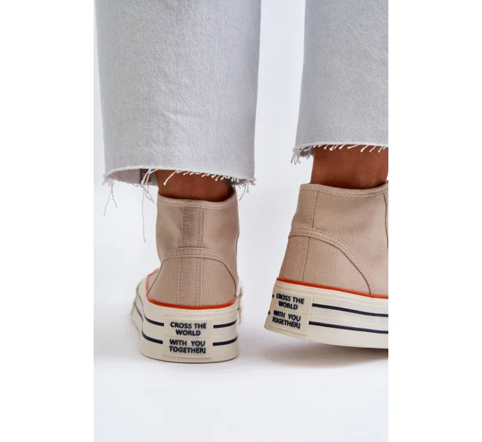 Dámské Tenisky na platformě Béžové Aineri Dámské Tenisky na platformě Béžové Aineri